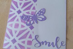 Nouvelle carte violette et smile..