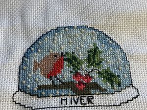 Broderie hiver