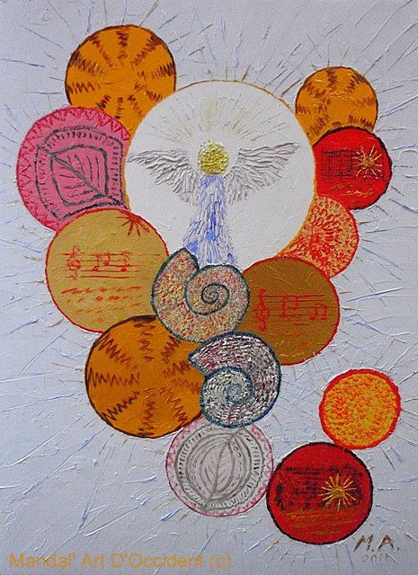 Album - Mandala à l'acrylique sur toile