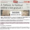 A Trélazé, le festival n'est pas gratuit !
