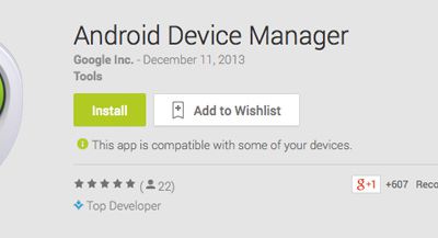 Contrôlez vos appareils où que vous soyez avec Android Device Manager