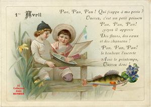 Iris -2104- 1 avril : Pan, pan, pan ! Enfants. France.