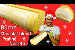 BUCHE DE NOEL PRALINE NOISETTE