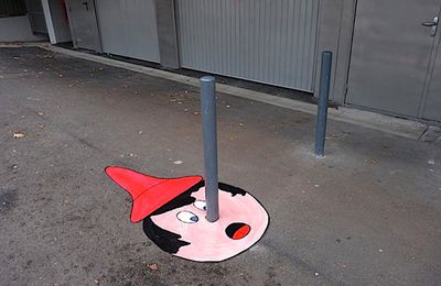 Du Street art discret qui égaye la journée