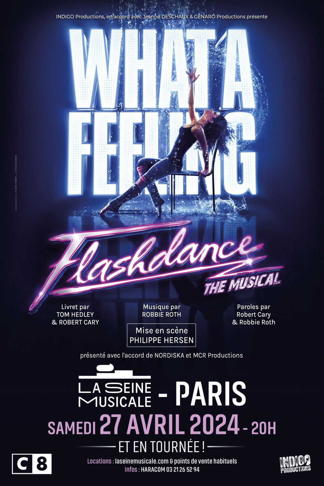 Flashdance, comédie musicale démarre tournée arrive 27/04 Seine Musicale