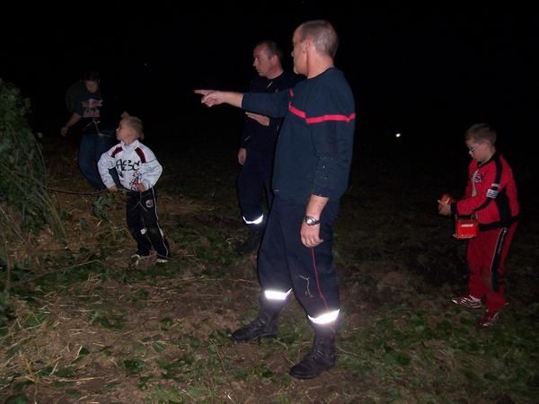 construction du feu de st jean