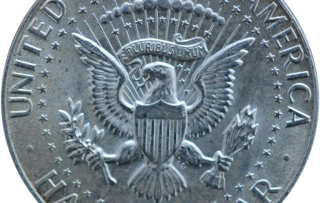 US Mint: 1/2 dollar atelier D John Fitzgerald Kennedy 1968 United States of America