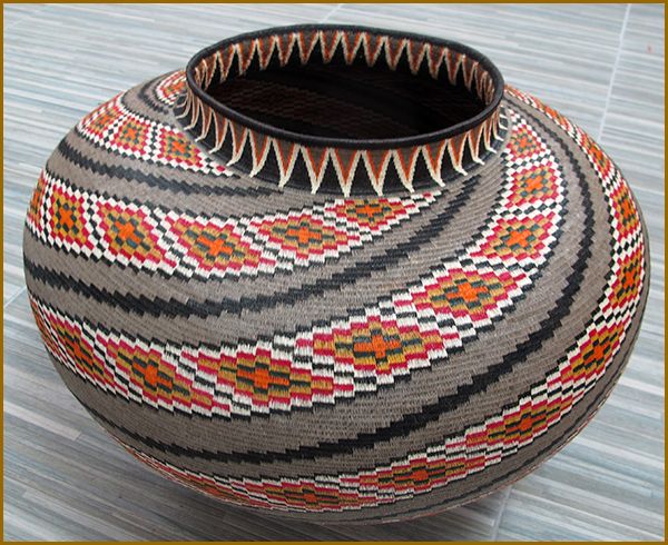 Vannerie traditionnelle des Amérindiens Embera du Panama