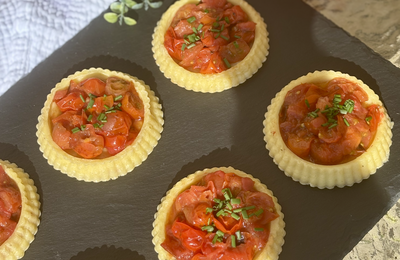 Quiche sans pâte aux tomates cerises