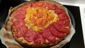 Tarte à la tomate (de Mary)