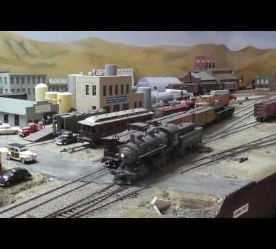 Circulations sur le réseau échelle HO branche "Santa Rosalia" du Pacifique Sud de Tony Thompson's