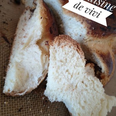 Brioche sans beurre, avec du lait d’amande 