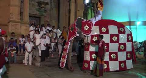 SRI LANKA : Duruthu Perahera à Kelaniya