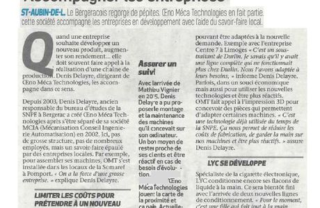 ARTICLE DE PRESSE - PRESSE REGIONALE - LE DEMOCRATE