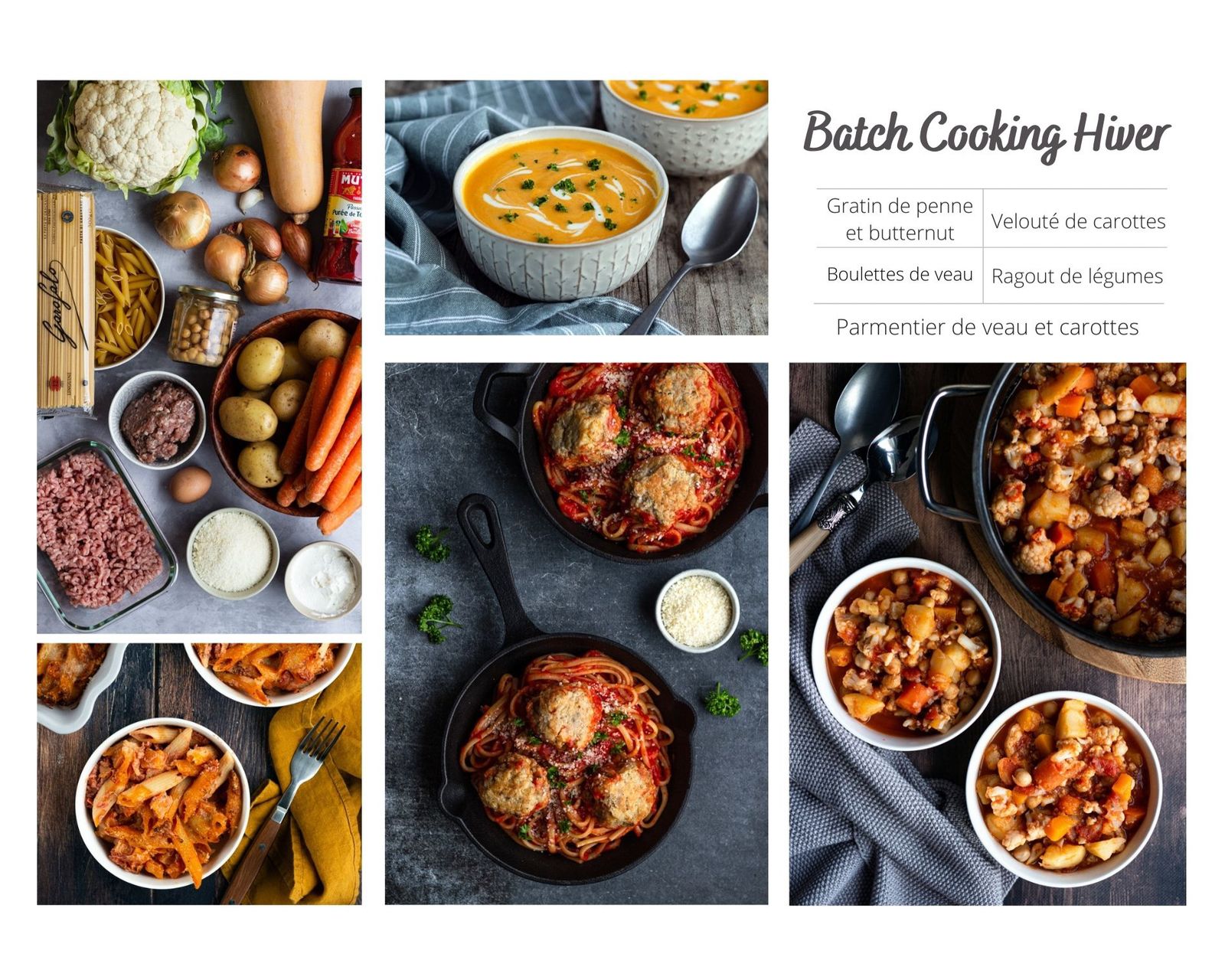 Batch Cooking Hiver Amandine Cooking