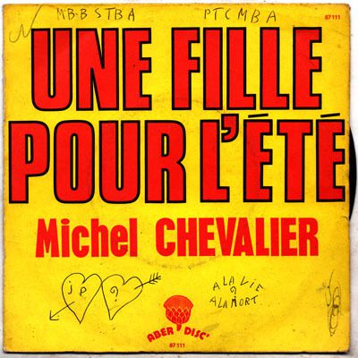 Grand concours Michel Chevalier / Hit Magazine  - "La fille de l'éte" - 1975