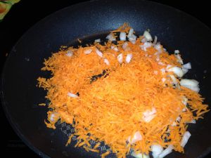 Galette de quinoa aux carottes et au fromage