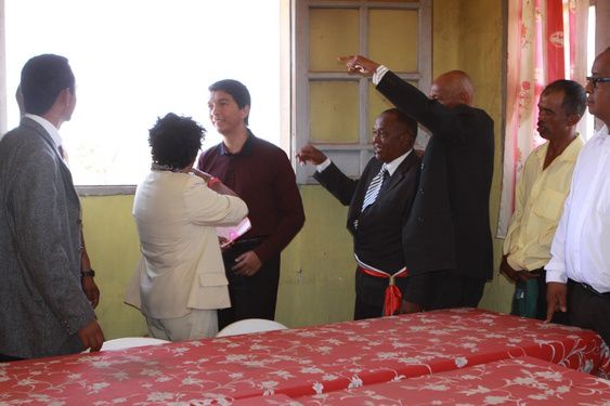 Vendredi 12 octobre 2012. Le Président Andry Rajoelina : première visite dans la Région Itasy (Soavinandriana, Analavory, Ampefy).