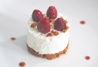 5,5€ - Cheesecake solo  Framboise