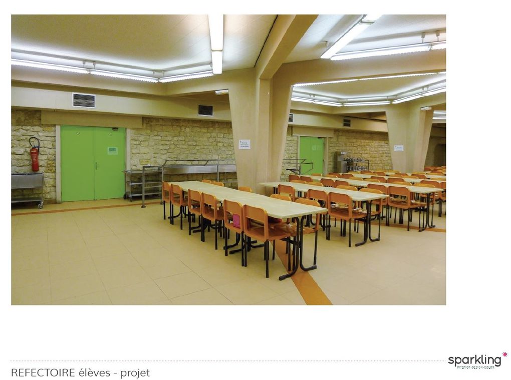 Les images de propositions de l'intendance pour la rénovation et re-décoration de certaines parties du collège.