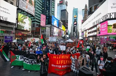  Plus de 130 arrestations à New York après des manifestations étudiantes pour Gaza (AFP)