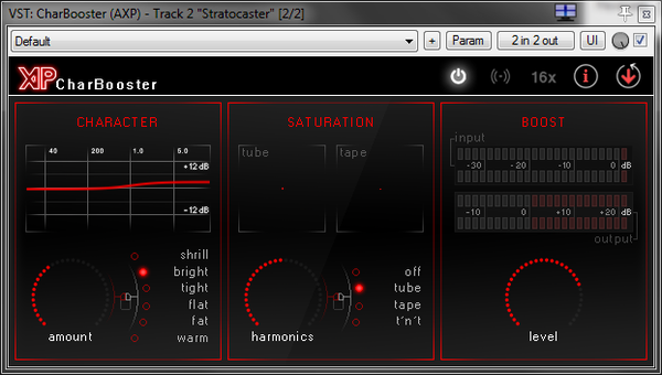 Charboost, un clean booster pour votre guitare...