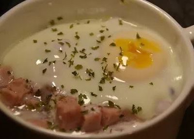 Oeufs cocotte jambon Boursin recette cookeo