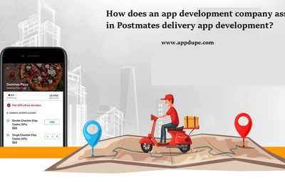 How does an app development company assist in Postmates delivery app development?