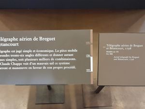 Le Télégraphe de CHAPPE - musée des Arts &amp; Métiers