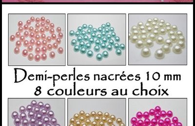 Demi-perles à coller