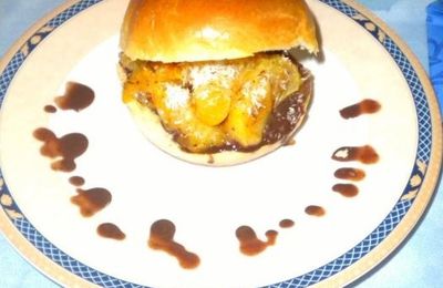 Hamburger choco-mandarine