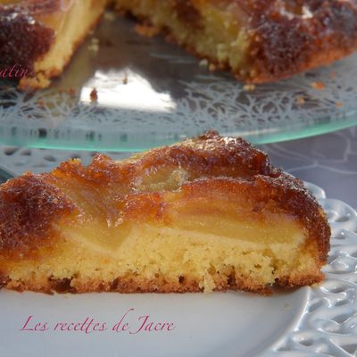 Gâteau aux pommes façon tatin