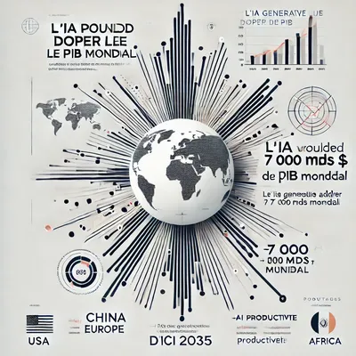 L’IA pourrait doper le PIB mondial de 7 000 Mds $