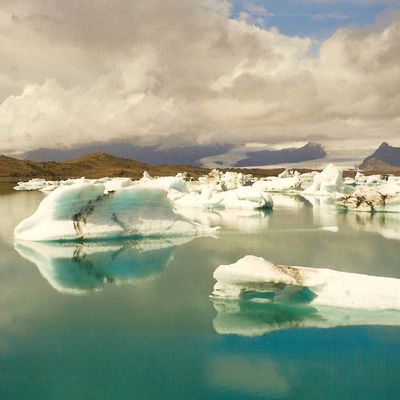 Icebergs sur le Jökulsàrlon - Islande