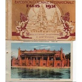 PARIS EXPOSITION COLONIALE INTERNATIONALE DE 1931.