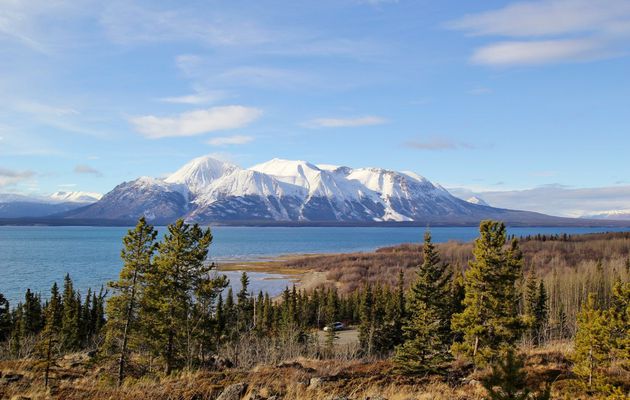 Canada - Celui qui retournait à Atlin au début de l'hiver