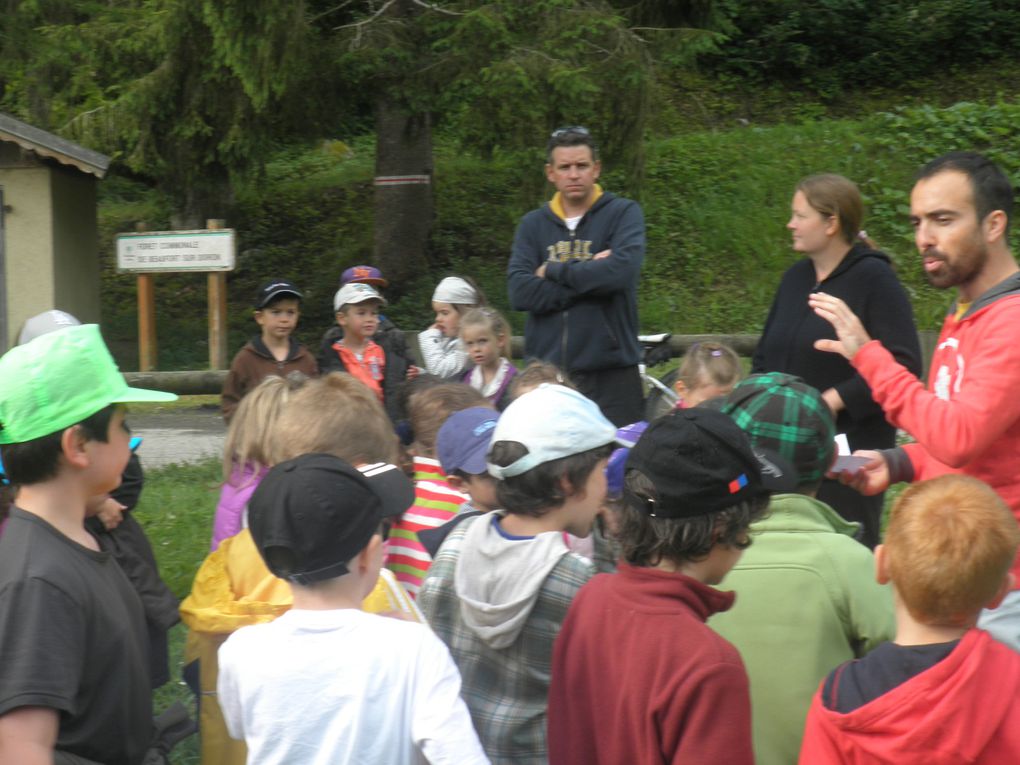 Voyage scolaire 2013 à Beaufort dont la base de loisirs de Marcôt