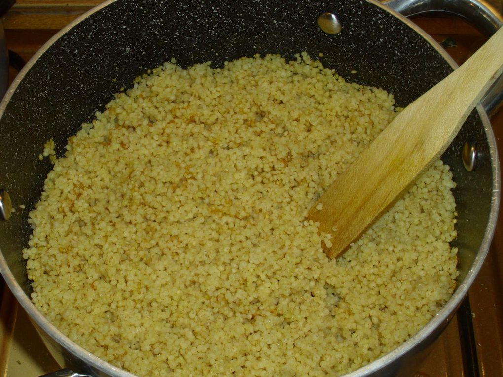Courgettes farcies au Chili &amp; Millet