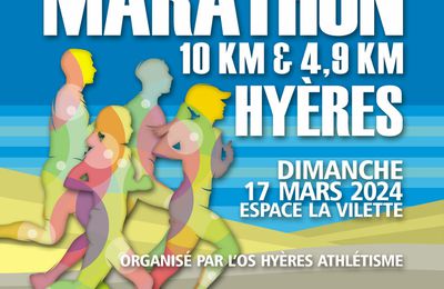 17 Mars 2024 - Semi, 10 et 5 km d'HYERES