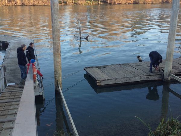  Mise en sécurité du ponton pour l'hiver