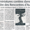 "Rencontres imaginaires en Aubrac" : belle critique dans le Midi Libre