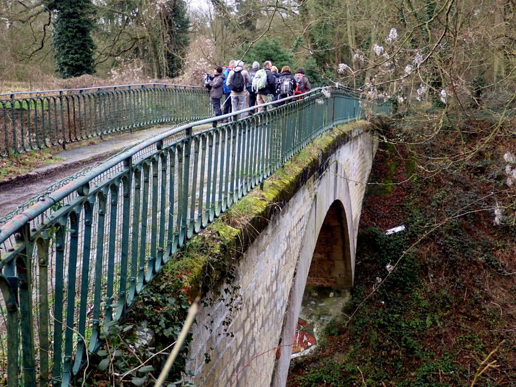 L'ancienne ligne de la Grande Ceinture existe toujours en forêt.