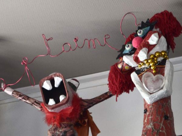 Lampes en papier mâché 