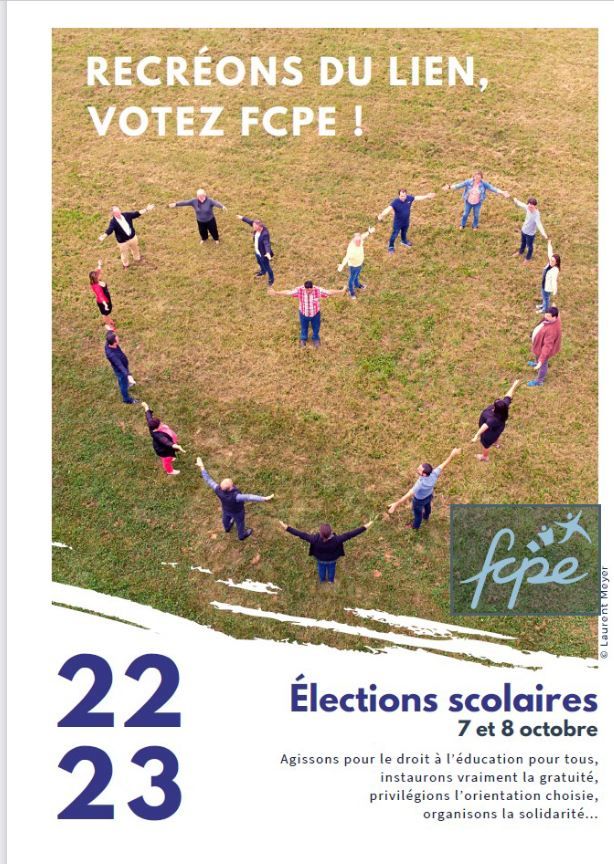 ELECTIONS 2022 / 2023  FCPE Collège Gaston Flament de Marcheprime