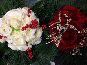 Bouquets de mariée inversés