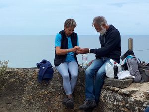 Promenade n° 39 de septembre 2019, autour des Portes en Ré, sur le &quot;chemin du sel&quot;.