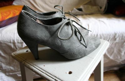 derbies Zara gris souris daim ***VENDUES***