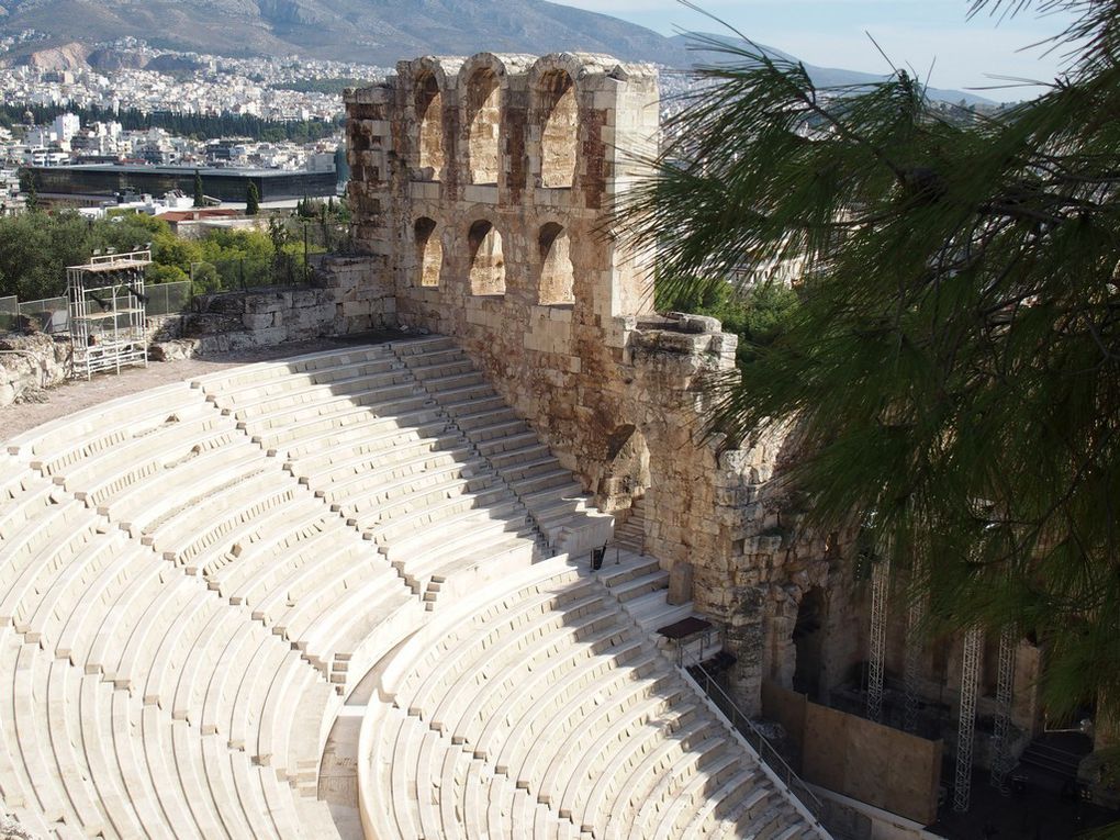 vues des monuments de l'Acropole ...