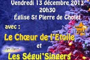 Concert de "Noël" le vendredi 13 décembre 2013