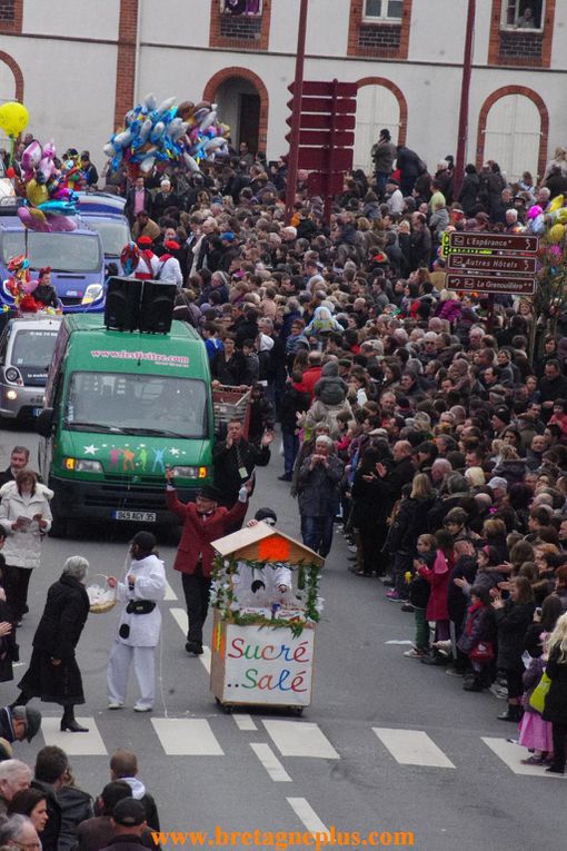 Ce dimanche 24 mars, se déroulait, le 54ème Carnaval des Gais Lurons, de Vitré (35)